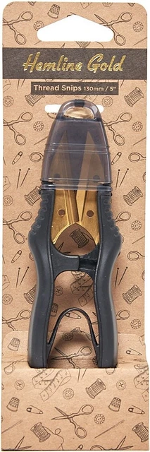 Cortes de hilo dorado Tacony Hemline 5" negro/dorado -4802HG