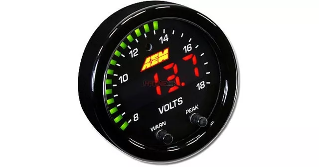 AEM X-Series Gauge Voltmeter-Messgerät  AEM 30-0303