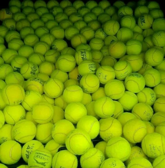 30 palline da tennis usate per cani. Tutte le palline di marca, Slazenger, testa, Dunlop, ecc.