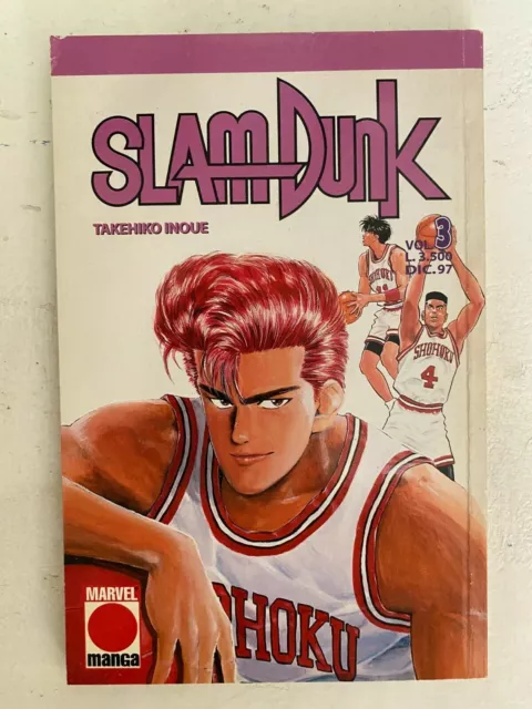 Manga Panini Comics Slam Dunk 1 ^ EDIZIONE n°3 Takehiko Inoue Bj 1997