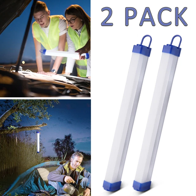2Pack LED Cabinet Light Night Light Closet Light USB Rechargeable Emergency Lamp