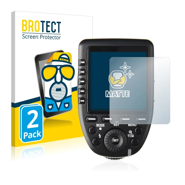 2x Lámina protectora BROTECT reflejada para Godox XPro mate antirreflectante