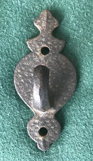 Rustic Cast Iron Wall Hook Hat Coat Key Hanger Antique Forged Hammered Finish 4"