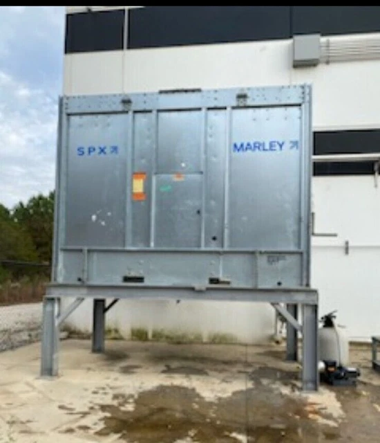 2018 Spx Marley 130 Ton Cooling Tower Nc8401Man1Ggf Nc-10158010-A1 W/ Pump&Stand 2018 Spx Marley 130 Ton Cooling Tower Nc8401Man1Ggf Nc-10158010-A1 W/ Pump&Stand