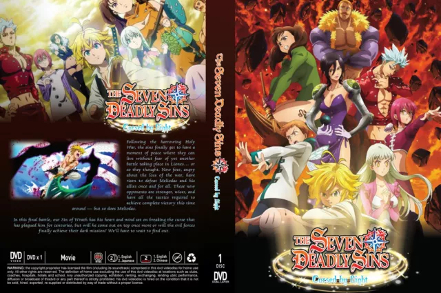 DVD Nanatsu No Taizai - The Seven Deadly Sins Complete Season 1-5 English  Dubbed