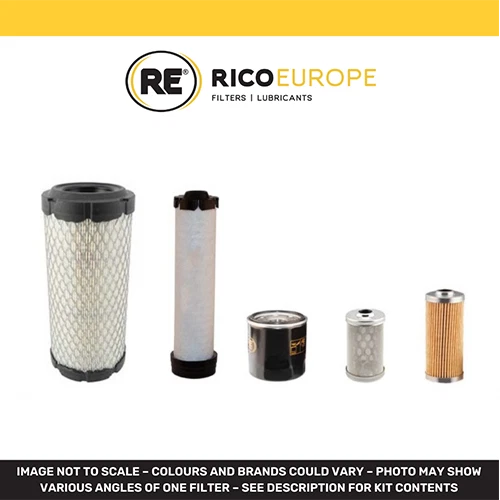 Kit Tuyau & Filtre à Carburant 1M + 4 Filtres + 10 Colliers - Pour Moto, Tondeuse, Moteurs - Résistant à L'Huile