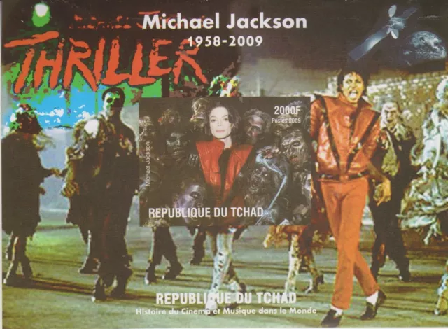 Michael JACKSON Tchad Neuf non Perforés 7721