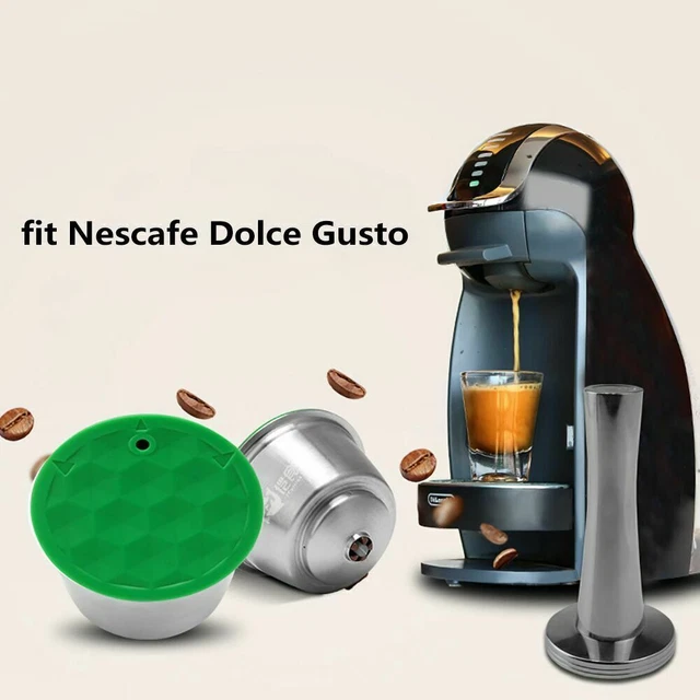 1*Stainless Steel Reusable Refillable Coffee Pod Capsule For Dolce Gusto Machine