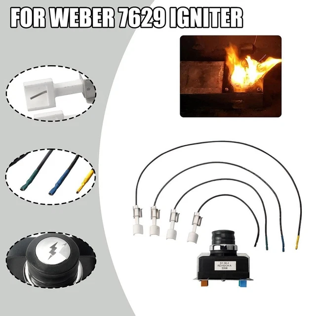 Für Weber Genesis 330 Gasgrill vorne Bedienfeld Elektrode Ersatz