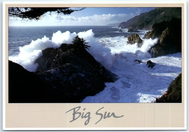 Postcard - Winter Surf at Julia Pfeiffer Burns State Park, Big Sur, California