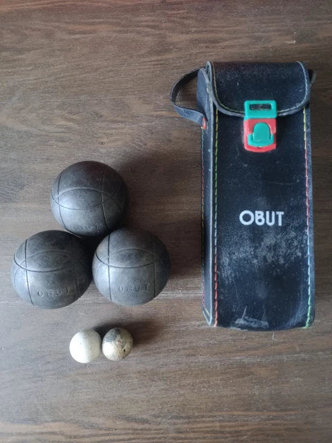 Triplette De Boules De Pétanque Obut ATC 715 - Diamètre 73mm - Avec Sacoche - Occasion