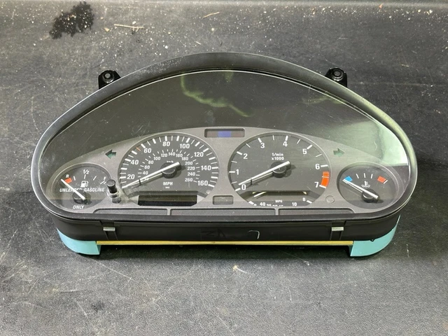 96-99 Bmw E36 328I 325I Instrument Cluster Speedo Speedometer Auto At 126K Miles 96-99 Bmw E36 328I 325I Instrument Cluster Speedo Speedometer Auto At 126K Miles