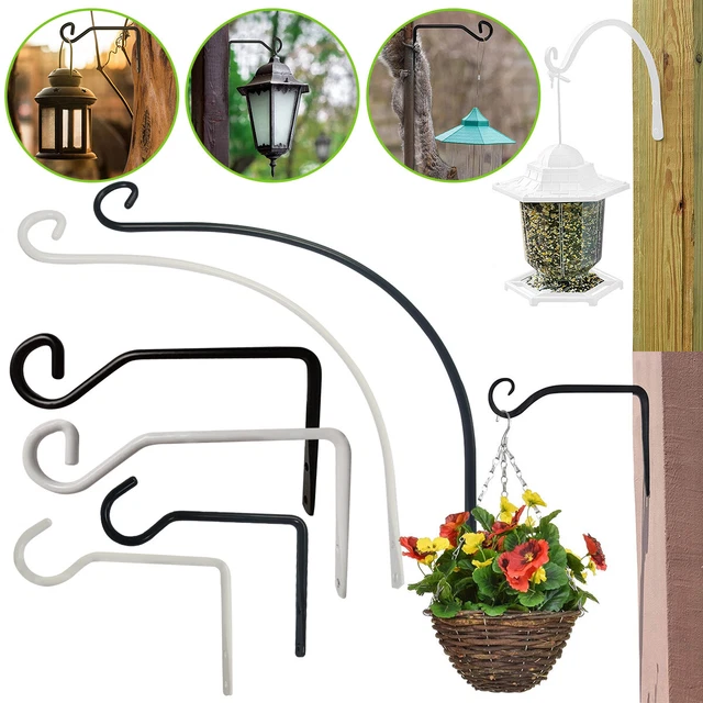 2 Stück Pflanzenhalterung Blumenampelhalter Eisen Wandhaken für Hängepflanze
