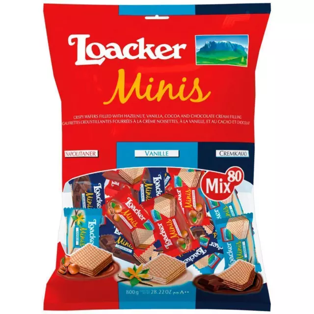 Loacker Mini Crispy Wafers 800g