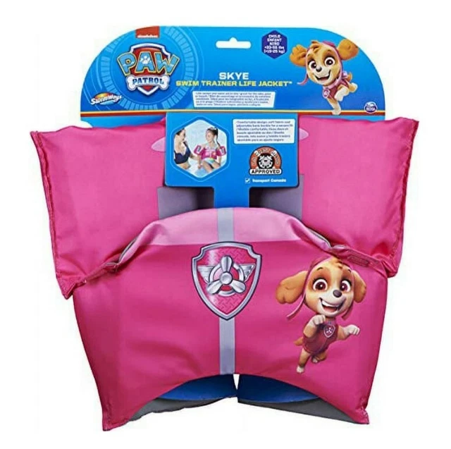 NEW NICKELODEON PAW Patrol Skye Swim Trainer Life Jacket Puddle Jumper
