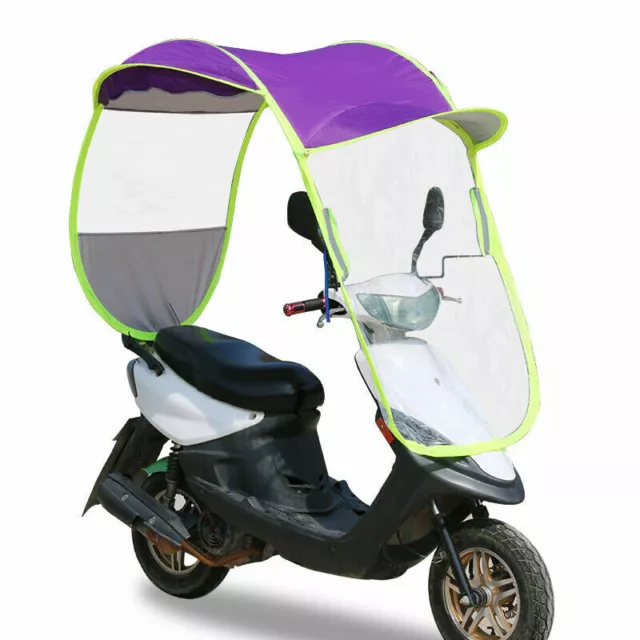 Parapioggia moto scooter bici copertura per pioggia parasole impermeabile