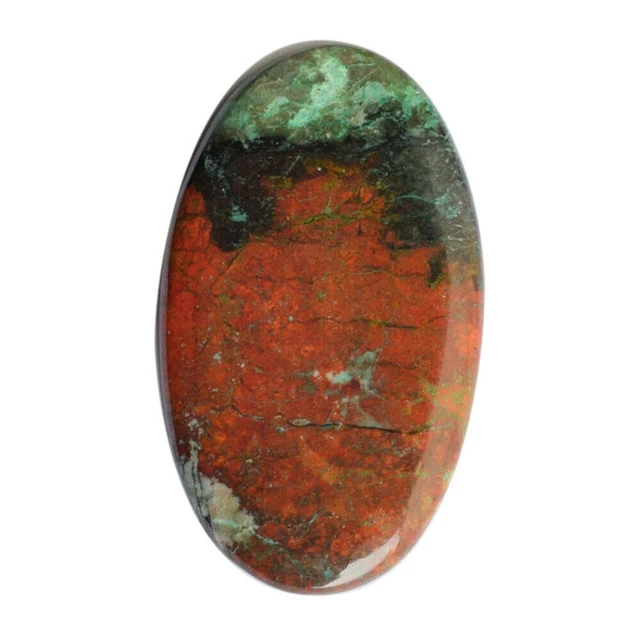 Pierre Précieuse Hémimorphite Naturelle – Cabochon Ovale 38,85 Carats (bleu Ciel, Poli)