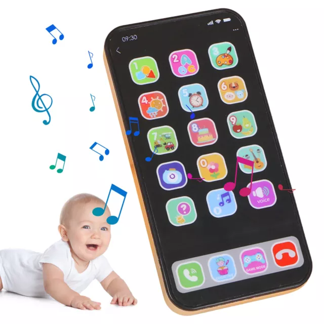 1/2Pcs Phone Toy Play Music Learning Educational Cell Phone for Toddlers&3-6 Kid