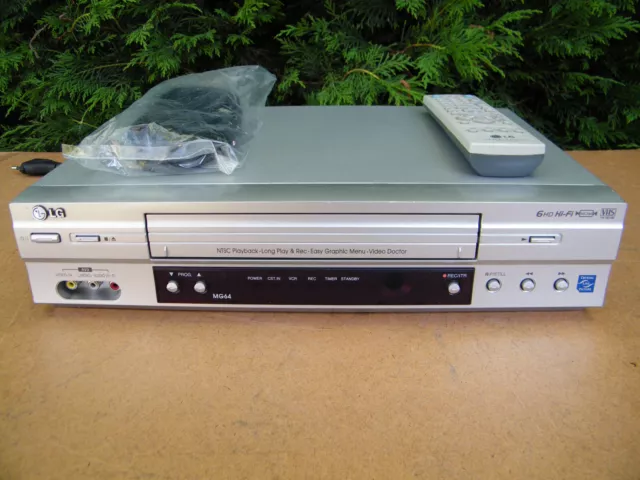Magnétoscope LG VF68 / Cassette VHS K7 VCR / 6 Têtes NTSC Pal Secam