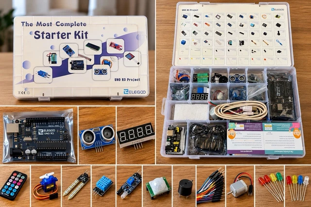 ELEGOO UNO R3 The Most Complete Starter Kit for Arduino – Complete ...