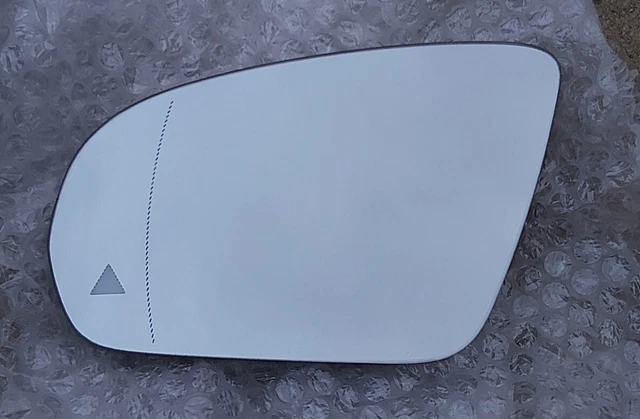 GENUINE MERCEDES W205 W253 W213 W222 Left Mirror Glass Blind Spot ...