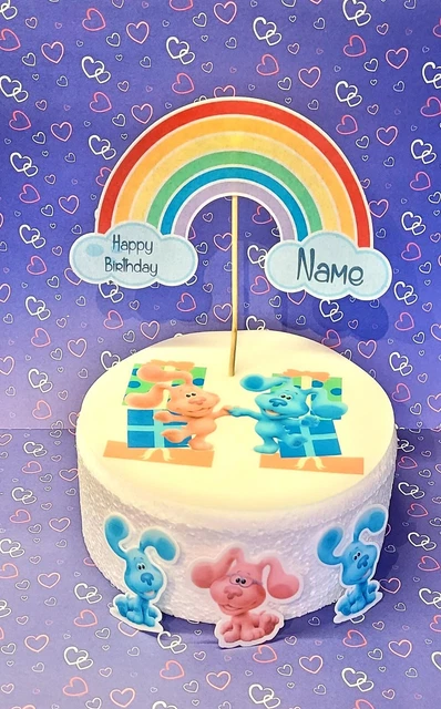 PERSONALISED BLUES CLUES cake topper decorations edible and precut $11.