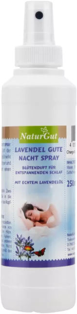 Lavanda Buena Noche Spray de Fragancia Aceite Fomenta Profundo Dormir Sede 250ml