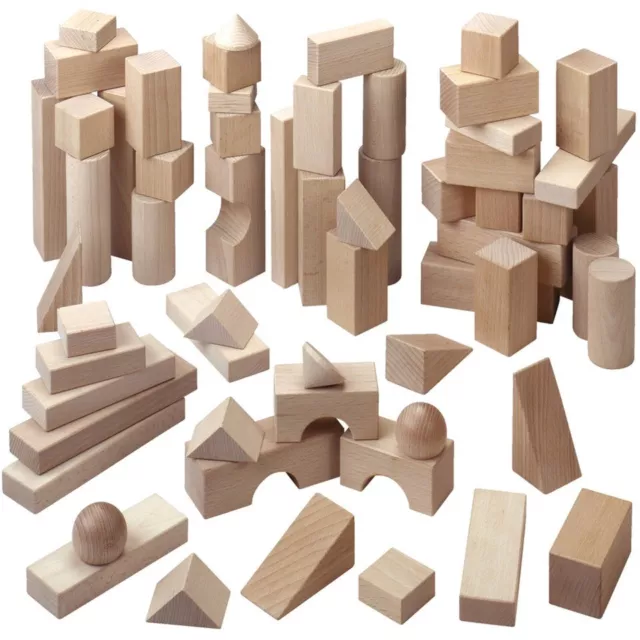HABA 1070 - Holz Bausteine große Bauklötze Grundpackung Kinder Spielset