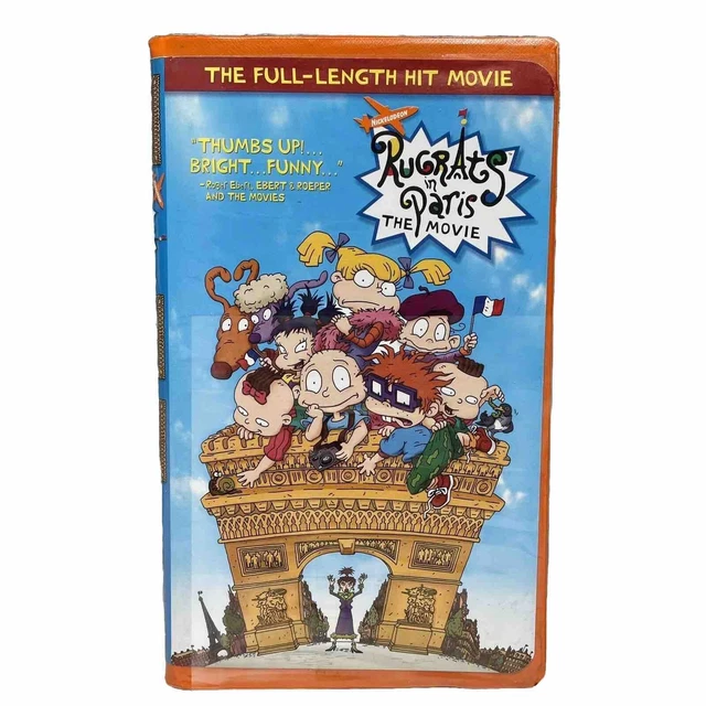 Rugrats In Paris The Movie 2001 Vhs VINTAGE RUGRATS IN Paris the Movie VHS 2001 Nickelodeon Nick Jr