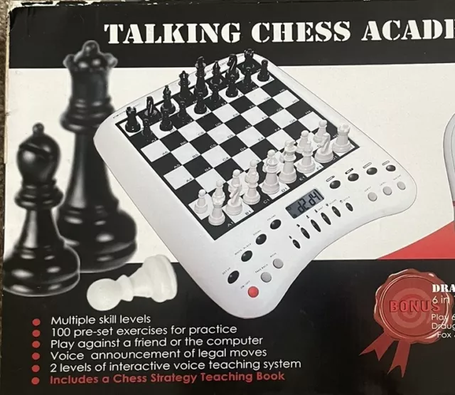 Electronic Talking Chess Academy Game 2011 ~ VERY GOOD CONDITION