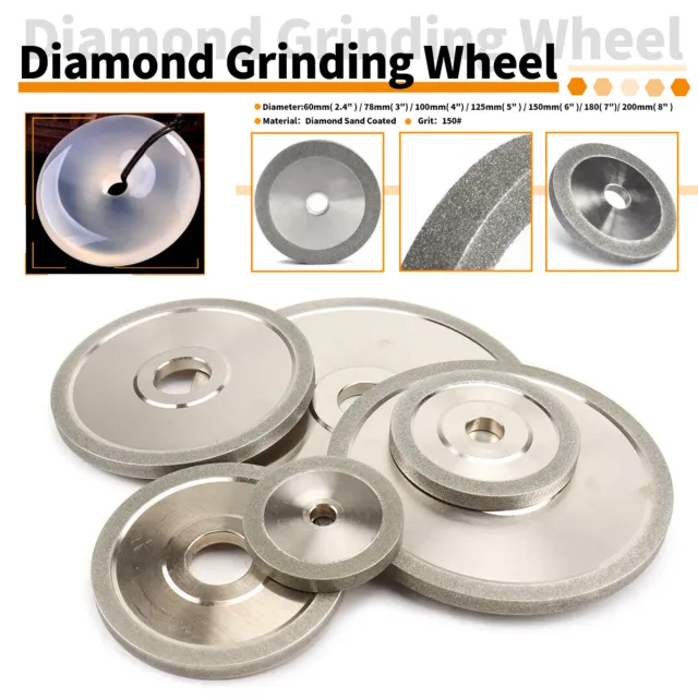 2-8'' Electroplated Abrasive Diamond Grinding Wheels Carbide For Polishing Metal