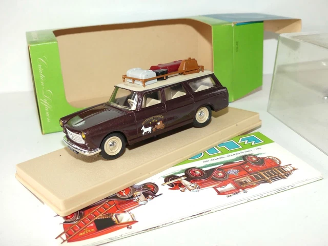 LE6401 MINIMINI LABEL43 Voiture 1/43 Peugeot 404 taxi Cotax de Paris noire EDL