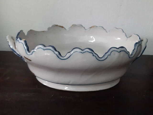 Rafraîchissoir à verres Moustiers XVIIIe 18e