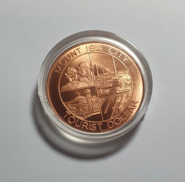 AUSTRALIA: MOUNT ISA City, Queensland Tourist Dollar, 45mm