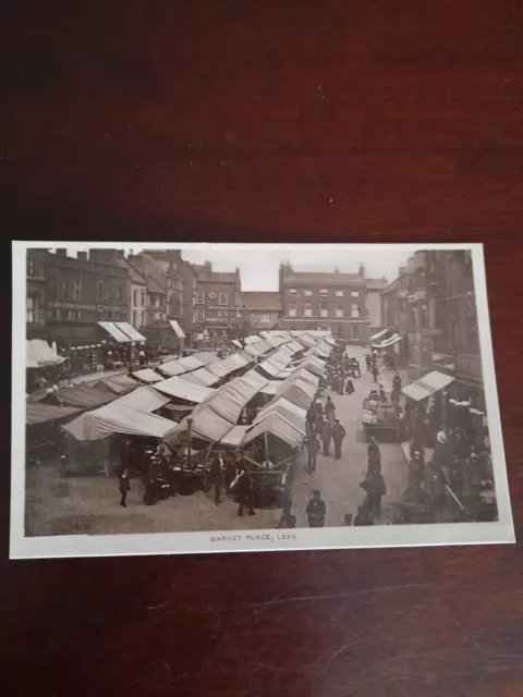 Old Postcard Market Place, Leek RP (Jay Em Jay Series)