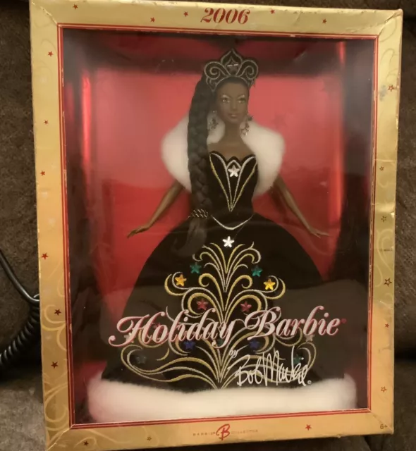 2006 Holiday Barbie Doll by Bob Mackie African American Mattel J0950 NIB