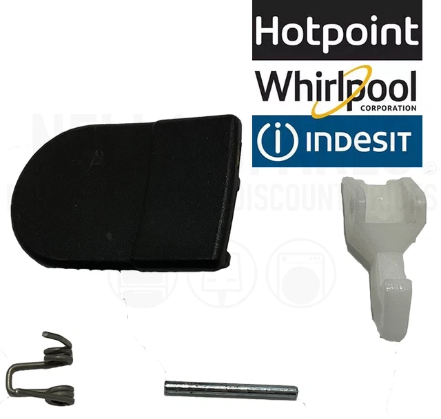 KIT MANIGLIA APERTURA OBLÒ LAVATRICE ARDO MERLONI 719005000 - 651027678 - Foto 7