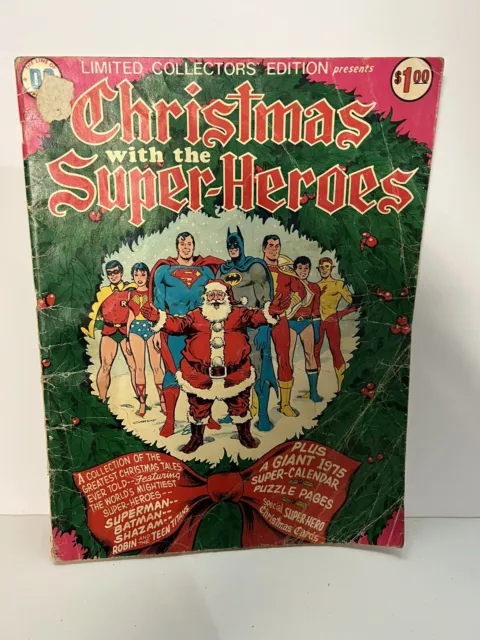 DC Limited Collectors Editions CHRISTMAS WITH THE SUPER HEROES  C-34 C-43  RARE