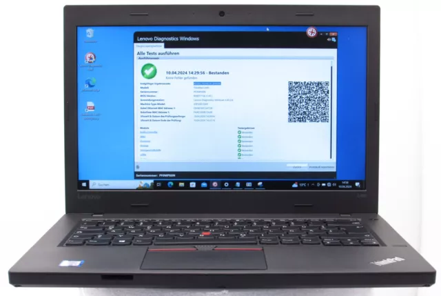 Lenovo ThinkPad L460 i5-6200U 2,3GHz 8GB 256GB-SSD Cam BT 4G Win10 REFURBISHED