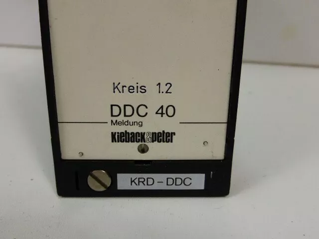 kieback & peter DDC 40 Kaltwasserzähler Steuerung Modul 2