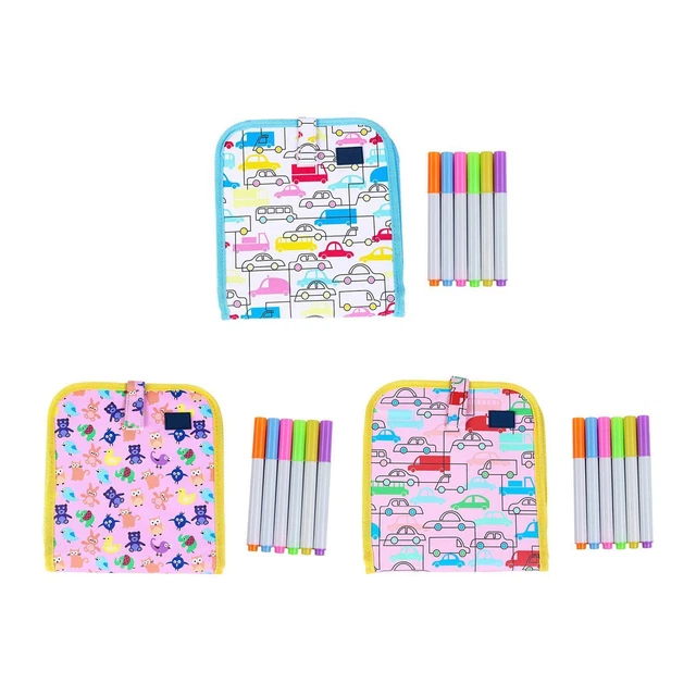 Erasable Doodle Book Set Double Sided Kids Drawing Writing Boards Boys Girls for