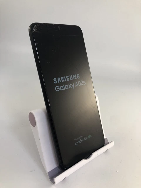 Samsung Galaxy A02s Black Unlocked Dual Sim 32GB Android Smartphone Cracked