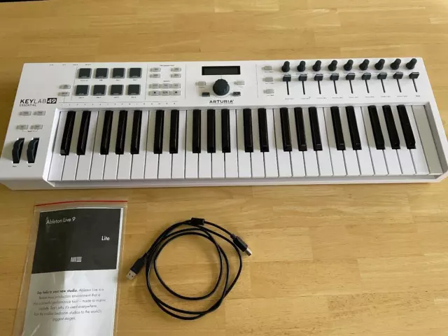 Arturia KeyLab Essential 49 Universal MIDI-Controller - Weiß