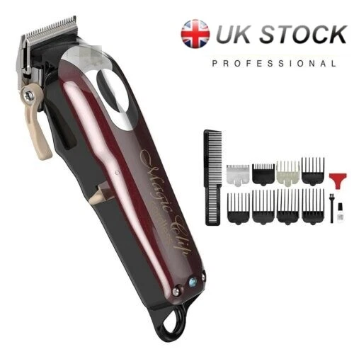 Professional 5-Star Cordless Magic Clip Hair Clipper  With Taper Lever