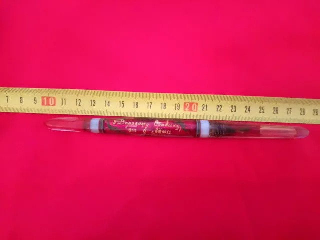 Pen writing plexiglass ITK handmade USSR 3