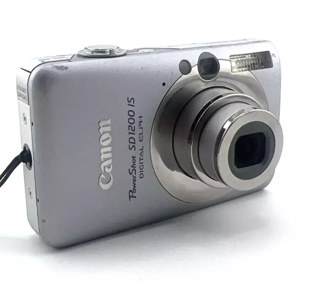 Canon PowerShot ELPH SD1200 IS 10MP Digital Camera Silver 3x Zoom TESTED 3