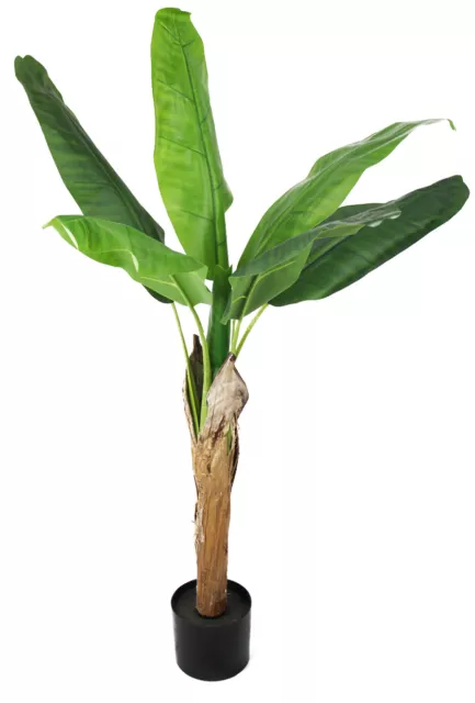 Künstlicher Bananenbaum 120cm Kunstpflanze Palme Tropische Pflanze KP501