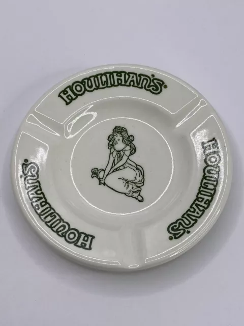 Vintage HOULIHAN'S IRISH PUB BAR RESTAURANT ASHTRAY BEER