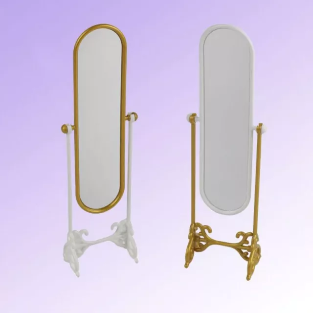 Small Simulation Full-length Mirror Dollhouse Dollhouse Accessories  Student