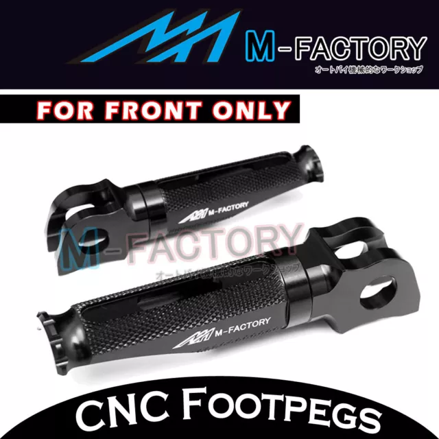 CNC Black Rider Foot Pegs Pedal SHINOBI For Yamaha YZF R6 03-17 16 15 14 13 12